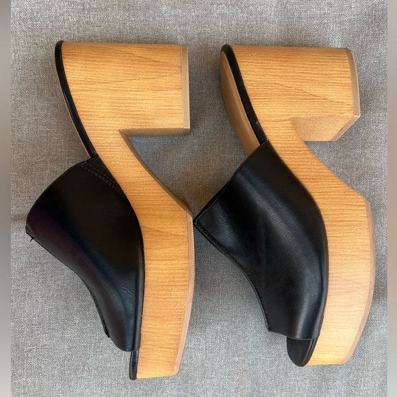 Universal Thread women’s Peony Platform Mule Heels Size 10 - Picture 2 of 6